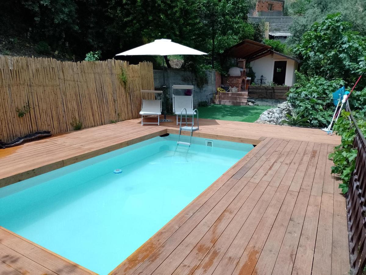 タオルミーナFlat With Panoramic Terrace And Private Pool Mt5X3アパートメント エクステリア 写真